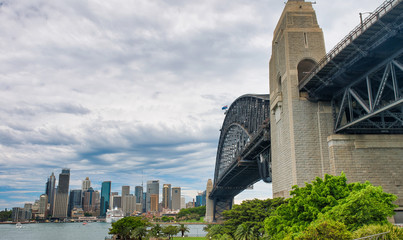 Obraz premium Sydney Harbor Bridge, city symbol, Australia