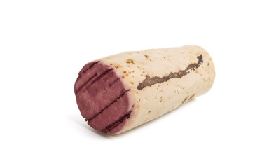 wine cork isolated