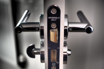 Door handle cross section