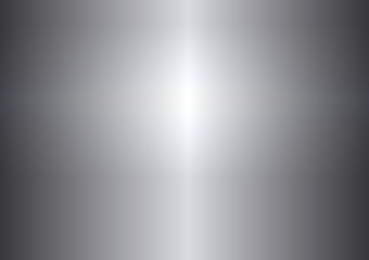 Naklejka premium Abstract silver background and foil texture, shiny and metal steel gradient template, vector illustration