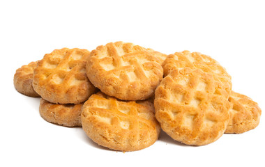 butter cookies isolated