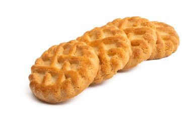 butter cookies isolated
