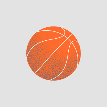 basketball ball icon vector. sports ball game