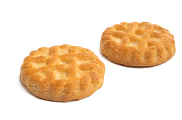 butter cookies isolated