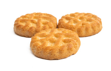 butter cookies isolated