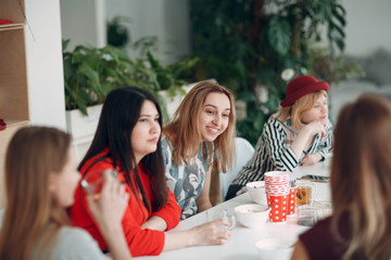 Healthy Food Master Class. Cooking Course. Nutritionist and students.