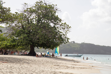 Grand Anse beach Grenada Caribbean sea