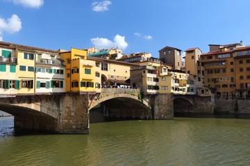 Fototapeta na wymiar Florence Vecchio Bridge