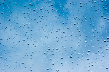 rain drops in the window