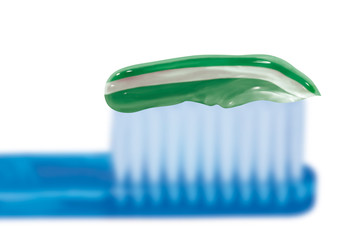 brosse à dents, brossant, dentifrice, dentaire, hygiène, vert , blanc, deux couleurs, propre, dent, isolé, bleu, soin, coller, dentiste, santé, dent, salle de bain, sain, médecine,  buccodentaire, pla