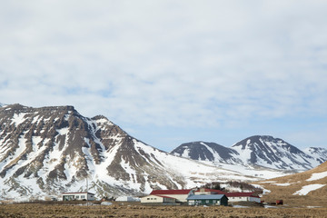 Snaefellsnes peninsule West of Iceland in winter