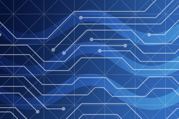 Fototapeta premium abstract, blue, design, wave, illustration, lines, wallpaper, light, curve, digital, technology, line, waves, texture, motion, pattern, color, graphic, backdrop, art, gradient, business, white, futur