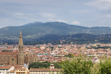 Obraz premium Blick auf Florenz von der Piazza Michelangelo