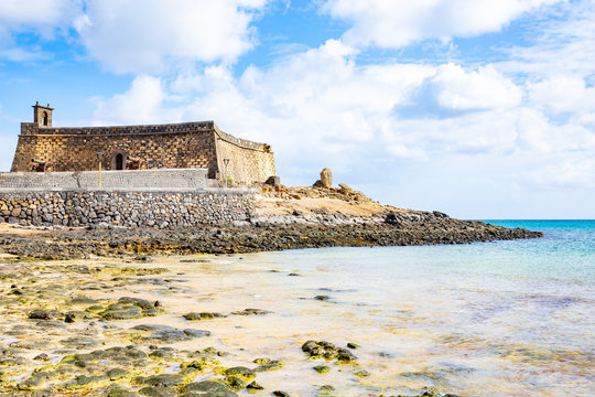 Castillo de San Garbriel in Arrecife on Lanzarote Island, Canary Islands, Spain