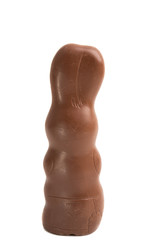 chocolate bunny isolated
