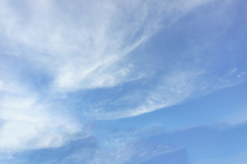 Beautiful white fluffy clouds in the blue sky day, cloud day. It best for background, abstract or blur.