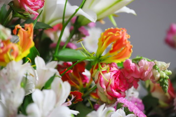 カラフルなブーケ