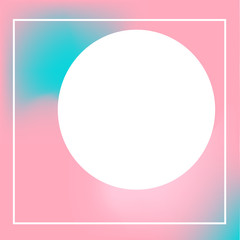 Modern geometric pink blue white colors abstract background ui