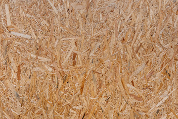 close up pressed wooden panel background, seamless texture of oriented strand board - OSB wood - Image