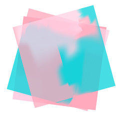 Modern geometric pink blue white colors abstract background ui