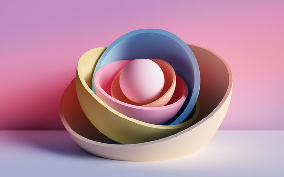 3d render, abstract background, pastel neon balls, primitive geometric shapes, simple mockup, minimal design elements