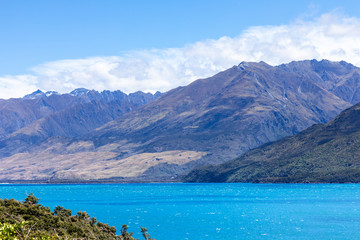 Naklejka na ściany i meble lake Wanaka; New Zealand south island