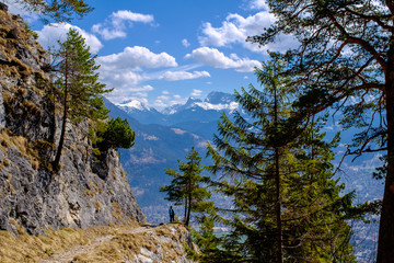 Obraz premium Bergwanderung