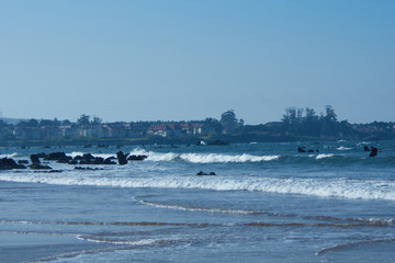 beach in spain , natural and beauty
