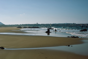 beach in spain , natural and beauty
