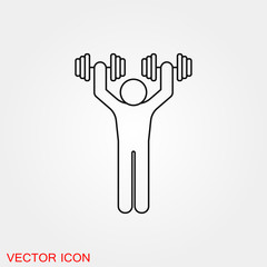 Weight Icon vector sign symbol for design