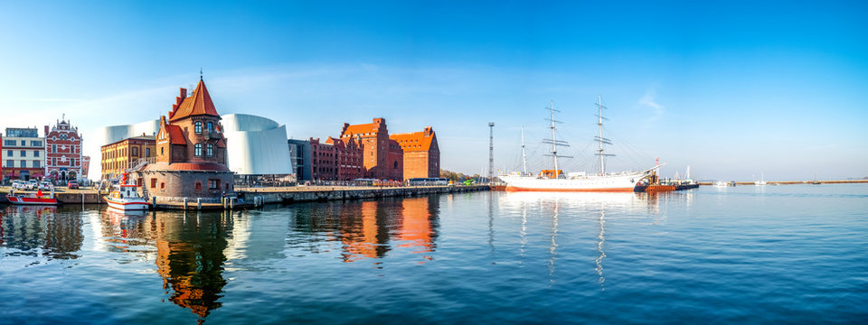 Hafen von Stralsund, Deutschland 