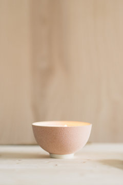 Minimal Plywood Desk Setup