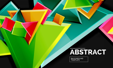 Shiny style geometric background