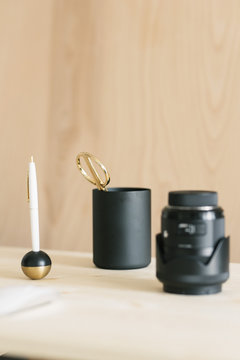 Photographer's Desk Setup