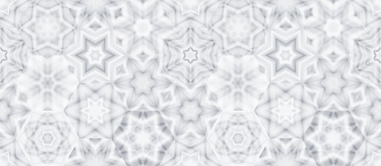 Abstract seamless mosaic with kaleidoscopes. Psychedelic seamless patterns.