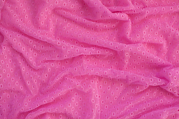 pink fabric texture bends background