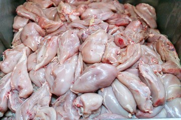 Tenderloin chicken closeup