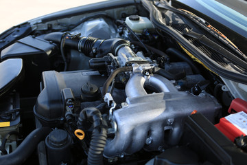 Fototapeta na wymiar engine of car