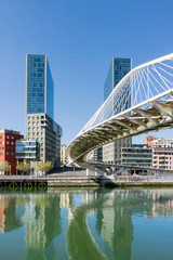 Bilbao city architectural and touristic places highlights