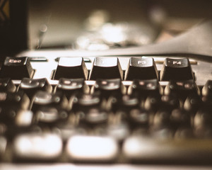 old computer keyboard