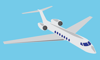 Obraz premium vector airplane