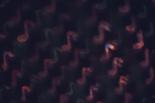 Musicality bokeh background