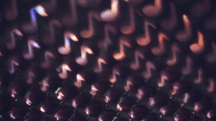 Musicality bokeh background