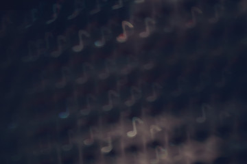Musicality bokeh background