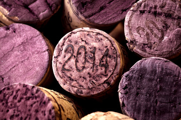 wine corks background 