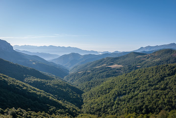Picos de Europa from the Piedrasluengas viewpoint in the Palencia mountain