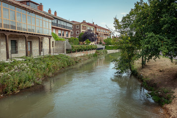 Fototapeta premium Cuernago and Aguilar de Campoo. Palencia