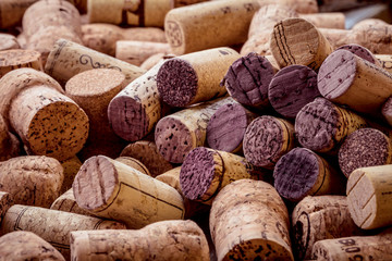 wine corks background 