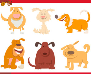 dogs or puppies cartoon characters collection