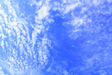 Beautiful cirrus clouds. Background. Landscape.